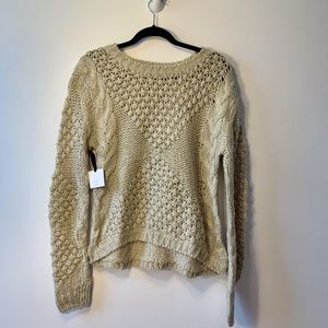 Oatmeal Knit Sweater (M)